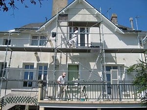 Ravalement de façade et crépi sur l'Île-de-France